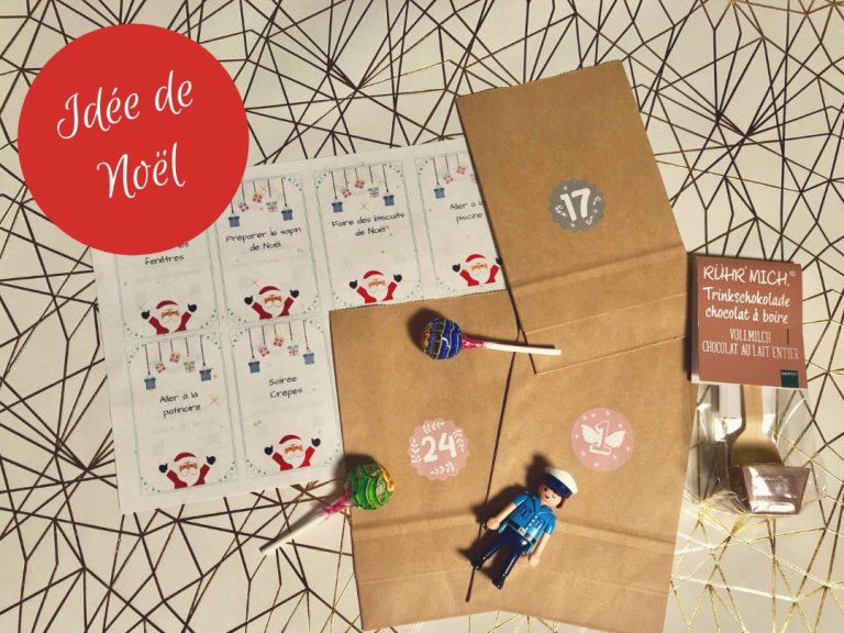 Quelques idées pour un calendrier de l’Avent fait maison