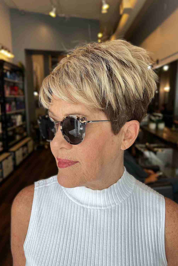Coupe De Cheveux Court Femme 60 Ans
