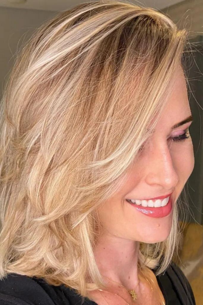 Coupe Mi Long Blonde