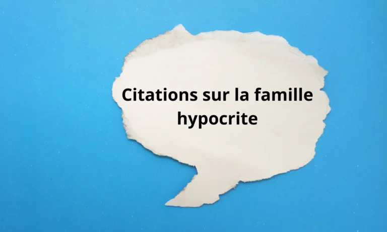 citations sur la famille hypocrite