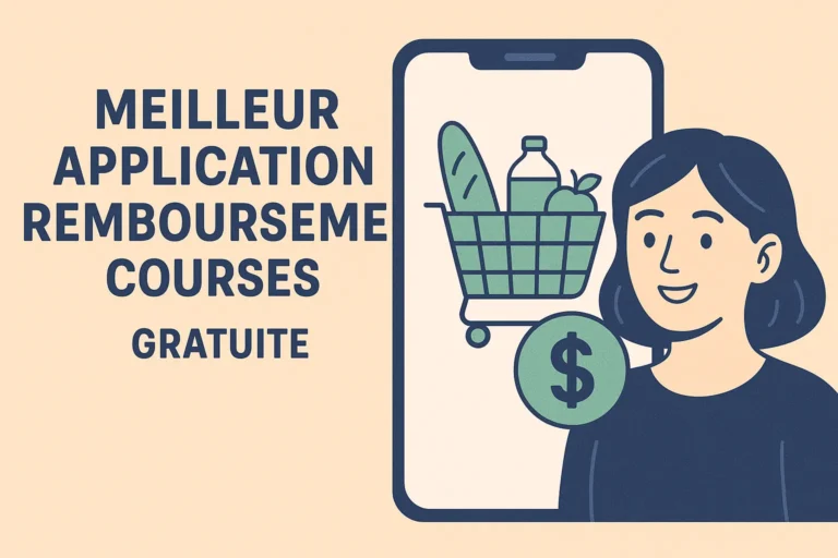 meilleur application remboursement courses