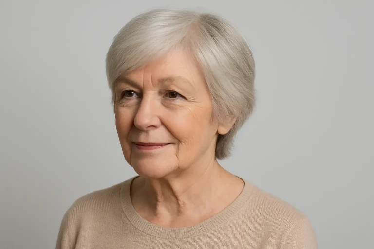 coiffure femme 70 ans cheveux fins