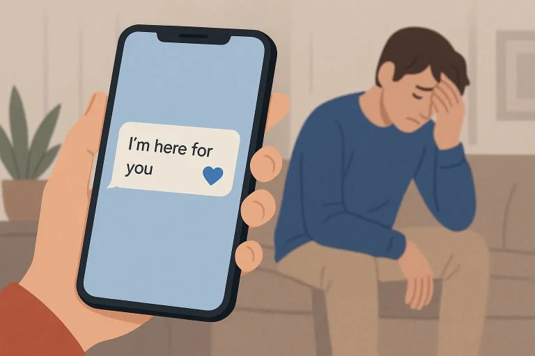 comment soutenir un ami qui vit des moments difficiles par sms