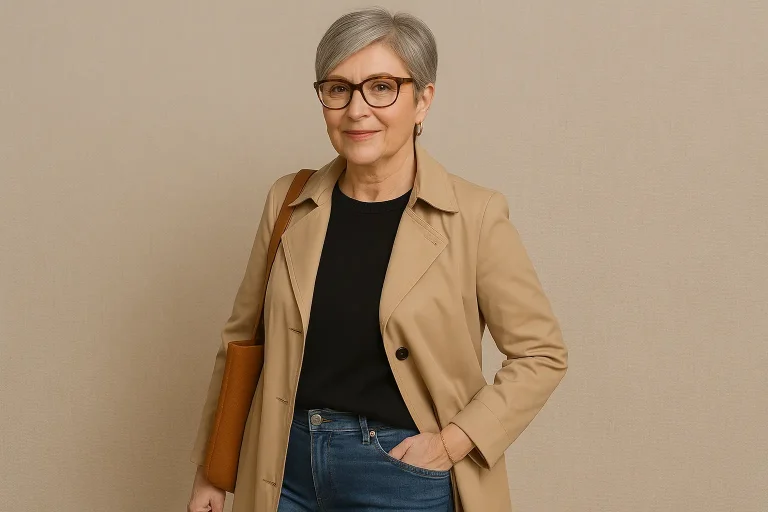 garde robe idéale idéale look moderne femme 60 ans​