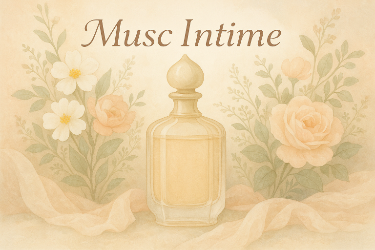 flacon musc intime fleurs purete