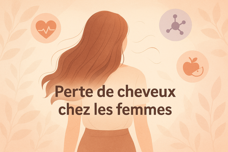 perte de cheveux chez les femmes femme vue dos cheveux cascade