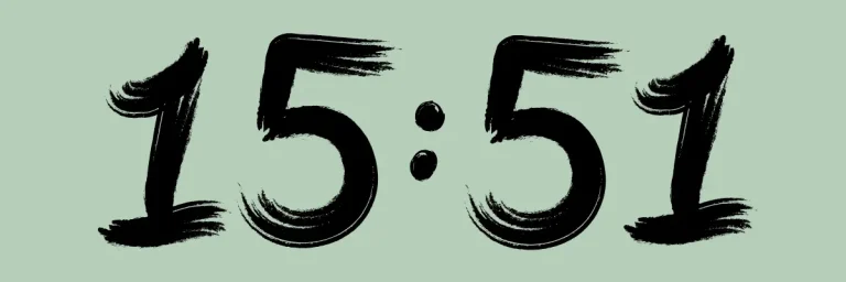 heure miroir inversée 15h51