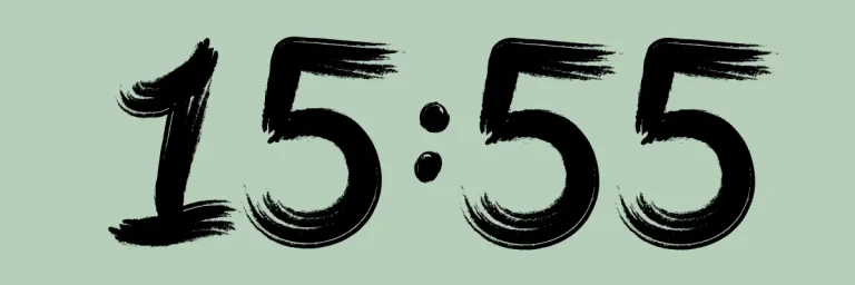 heure miroir inversée 15h55