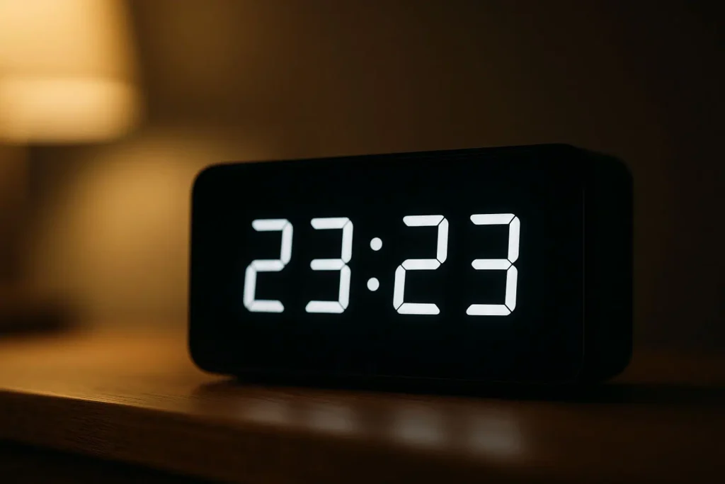 Y a t il un lien entre 23h23 et une décision professionnelle à prendre