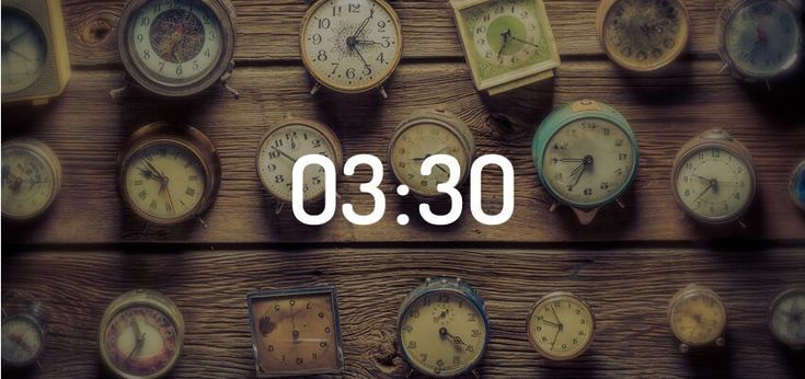 03h30 peut elle être un message lié à une période de vie précise