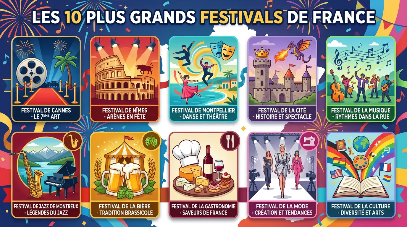 10 Plus Grands Festivals de France