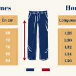 À quelle taille française femme correspond w28 l32