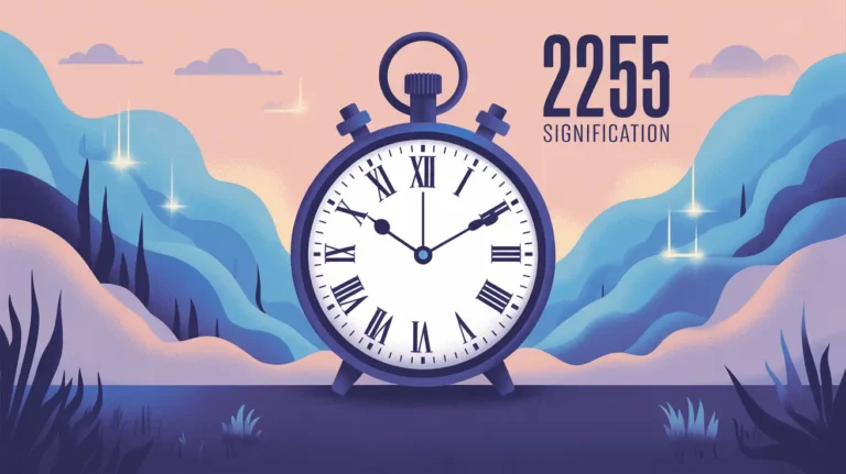 Quelle est la signification de 22h55