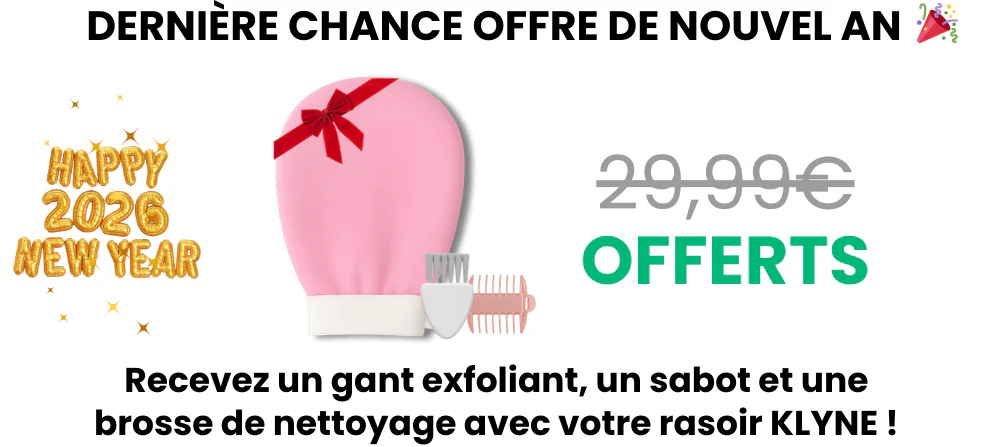 Y a t il un code promo pour le rasoir Klyne