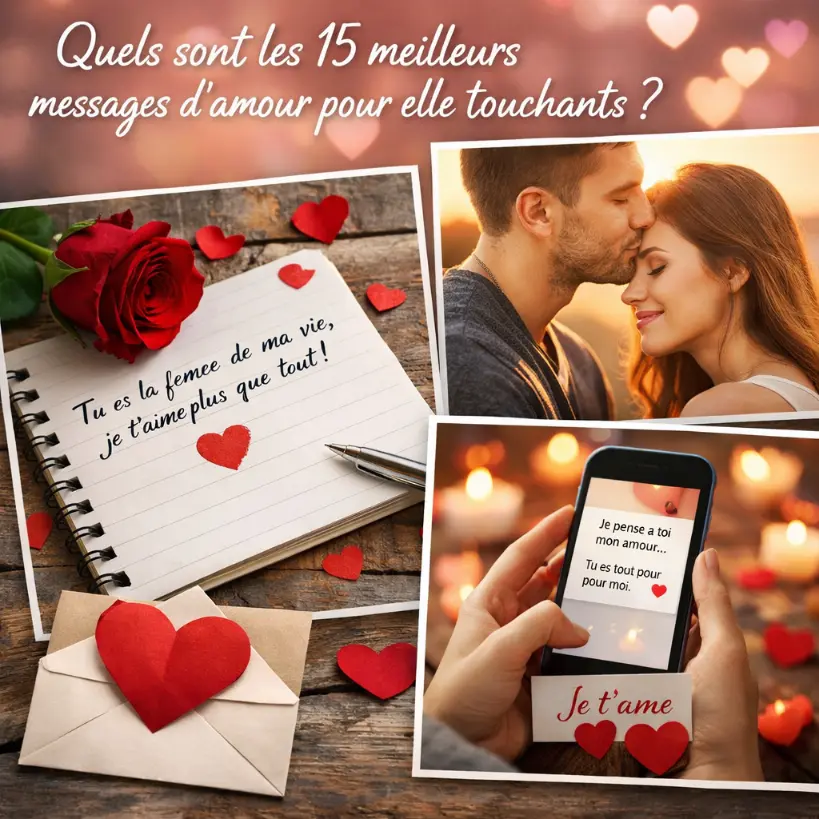 messages d’amour pour elle touchants