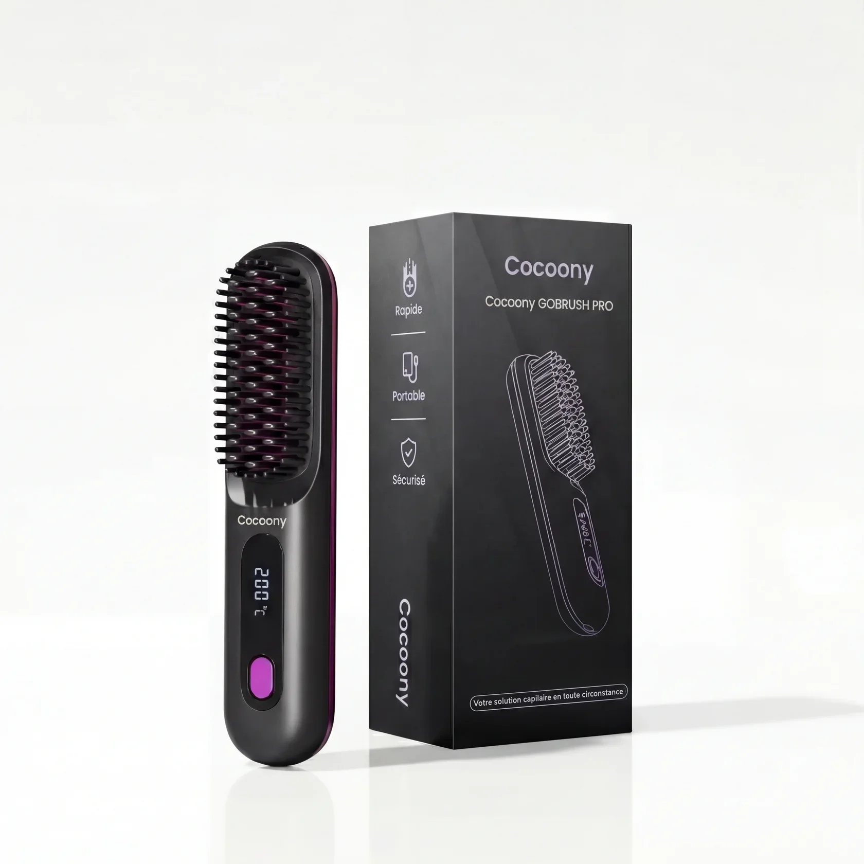 Cocoony avis sur la brosse chauffante pour cheveux courts