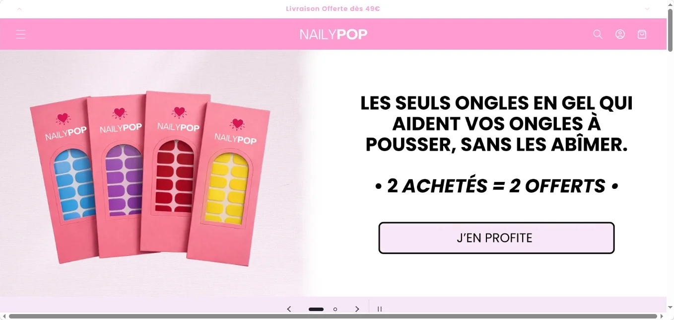 Nailypop avis sur les kits gel pads et dip powder