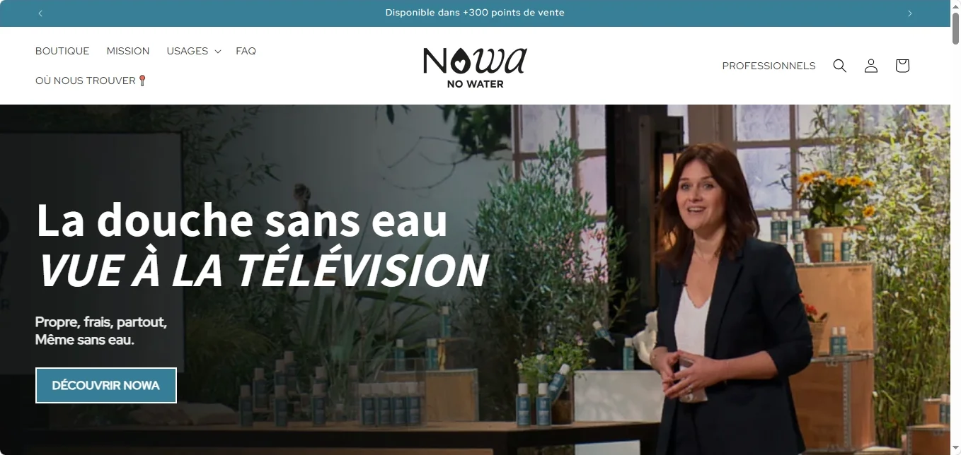 Nowa no water avis complet sur le gel douche sans rinçage